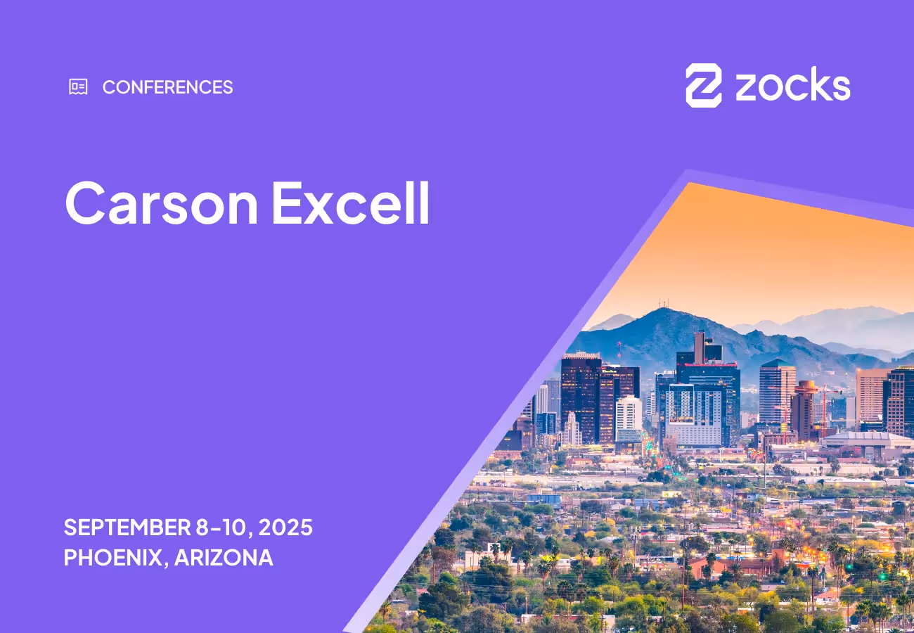 Zocks at Carson Excell 2025