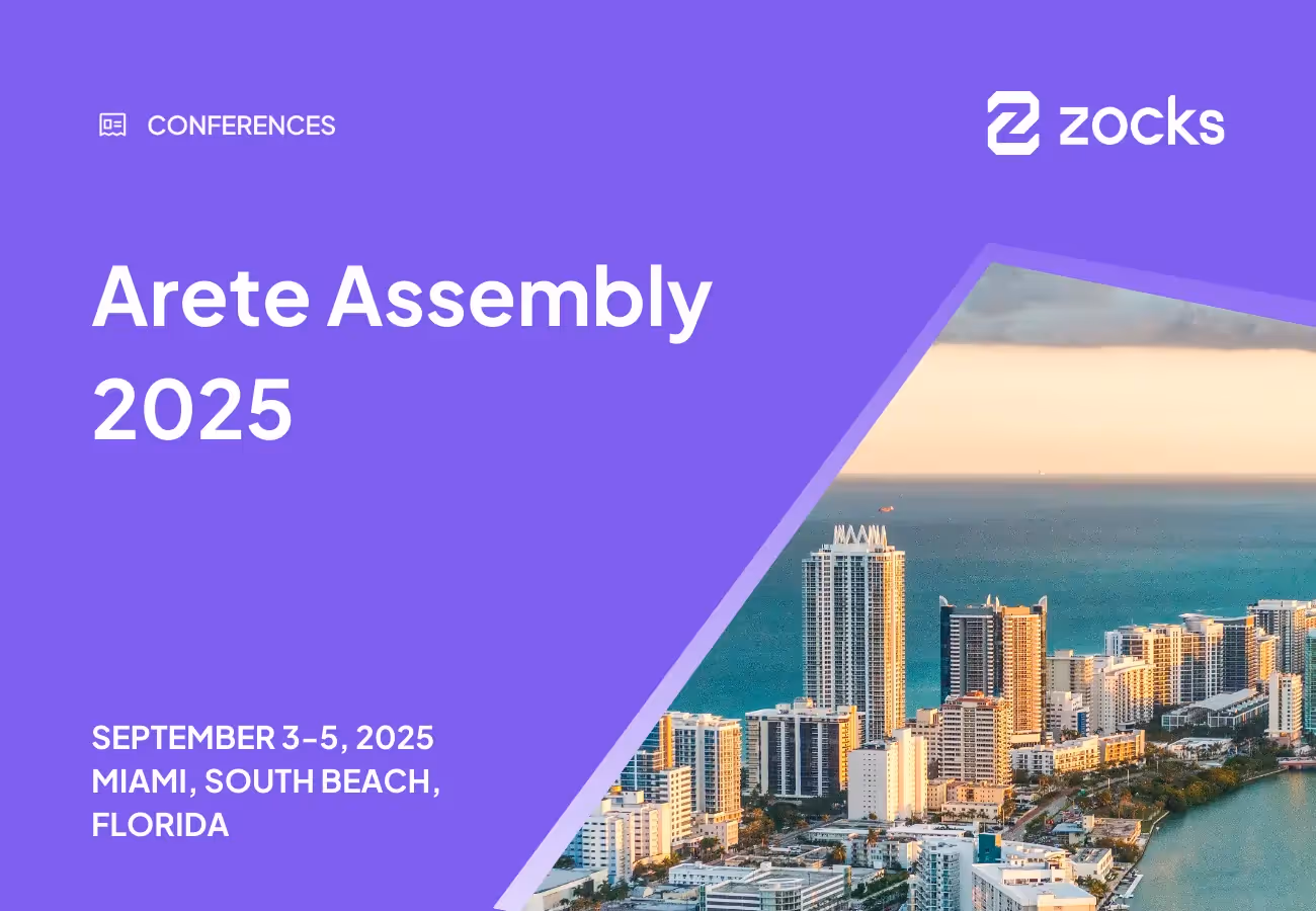 Zocks at Arete Assembly 2025