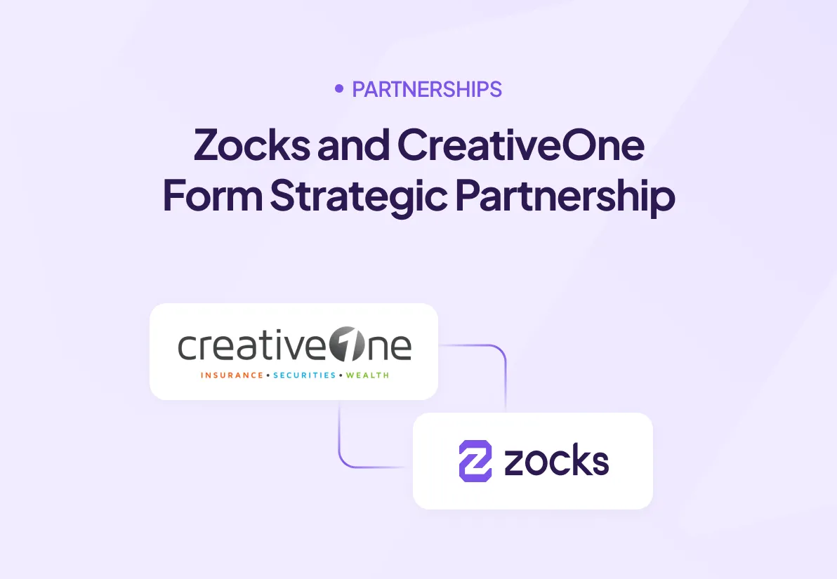 Zocks and CreativeOne Form Strategic Partnership, Deepening Commitment to Advisor-Centered Innovation