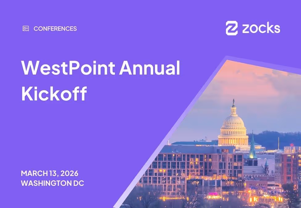 Zocks at WestPoint Annual Kickoff