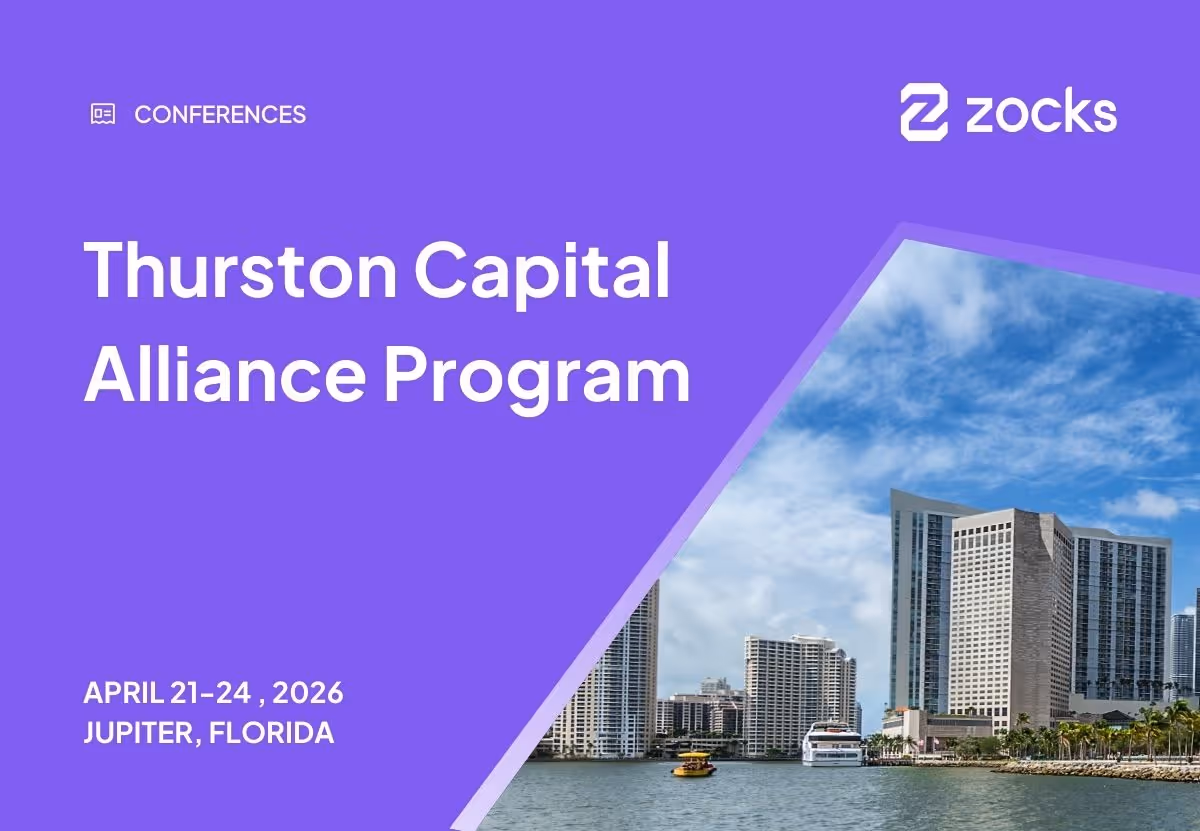 Zocks at Thurston Capital Alliance Program