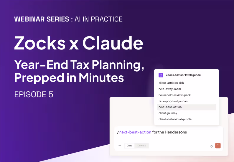 AI in Practice: Zocks x Claude — Year-End Tax Planning, Prepped in Minutes