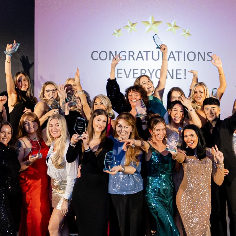 Group shot of award winners at Beauty and Skincare Awards 2025