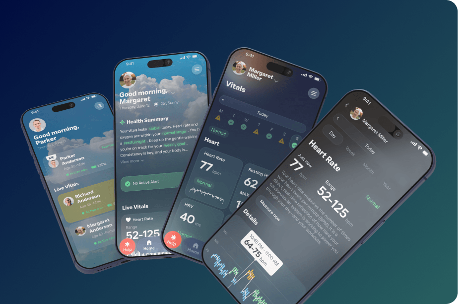 User and caregiver apps