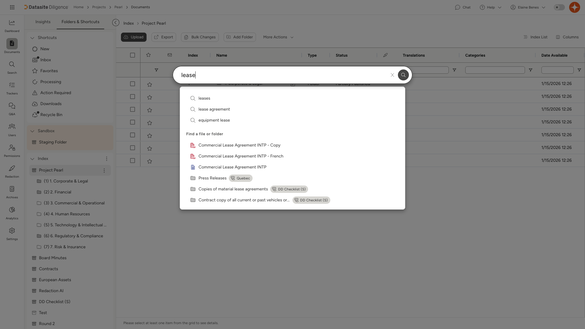 Connecting a Datasite project in Emma