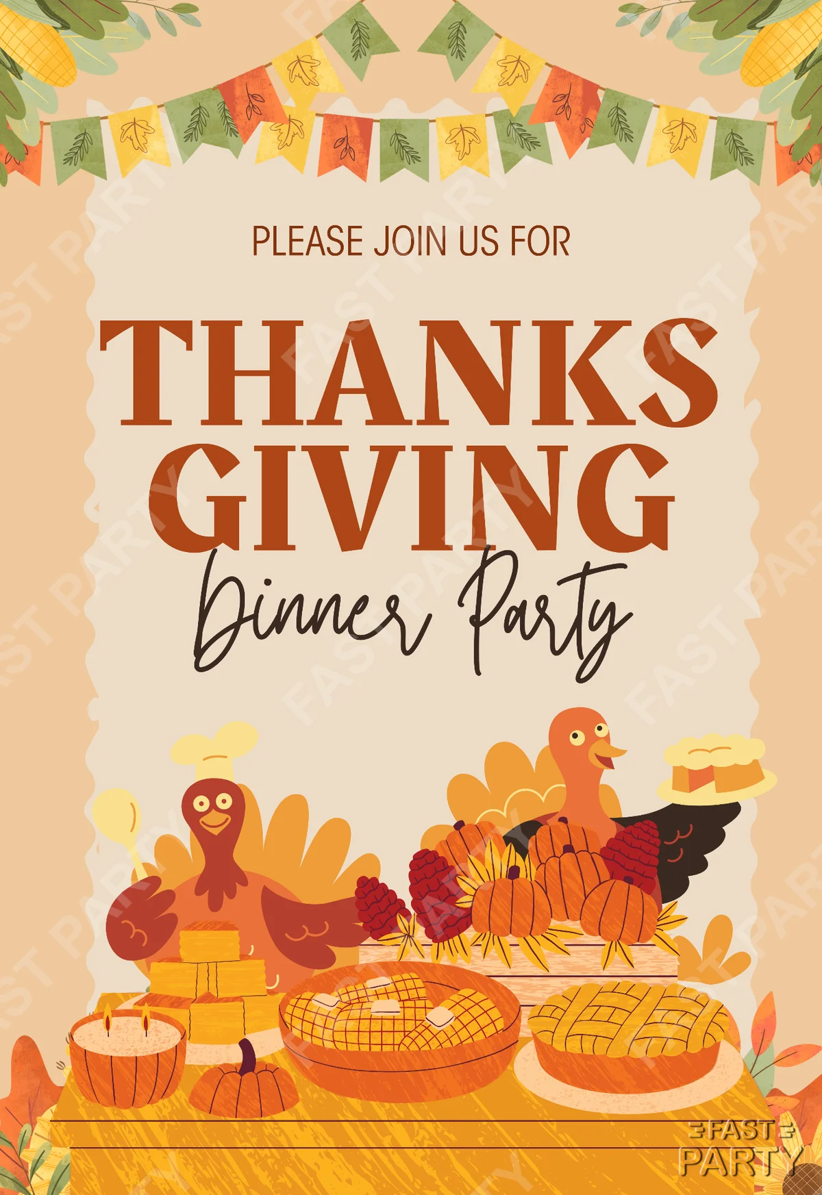 Thanksgiving dinner party
