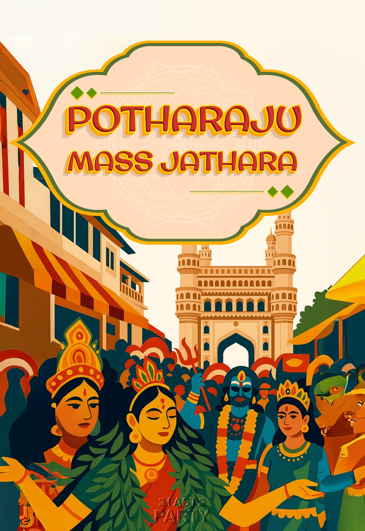 Bonalu Festival — Charminar Procession
