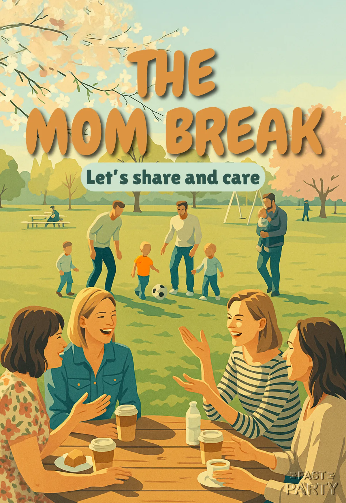 The Mom Break — Park Bench