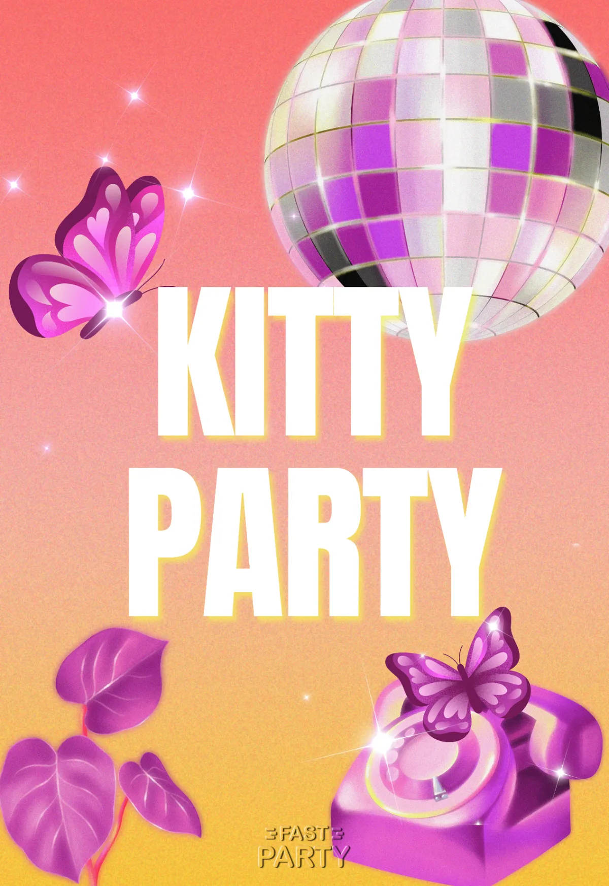 Kitty Party — Mirrorball & Butterflies