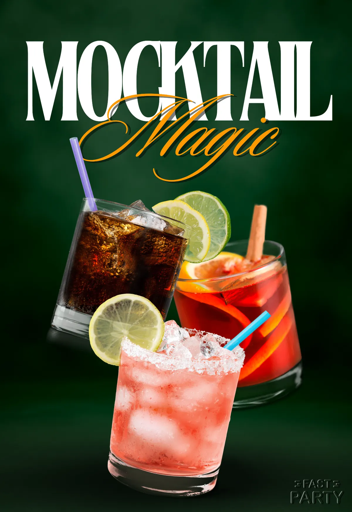 Mocktail Party — Iced Mocktails