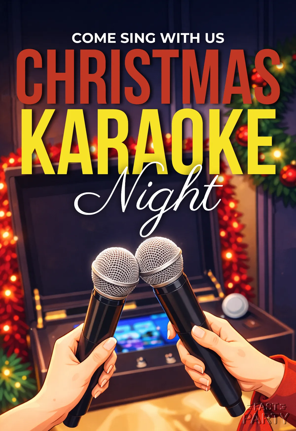 Christmas Karaoke — Two Microphones