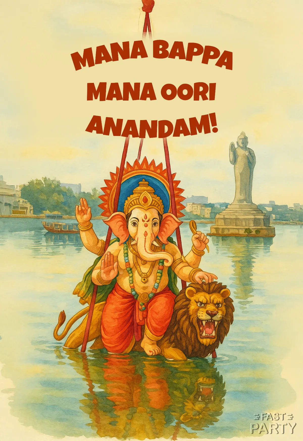 Ganesh Chaturthi — Hussain Sagar