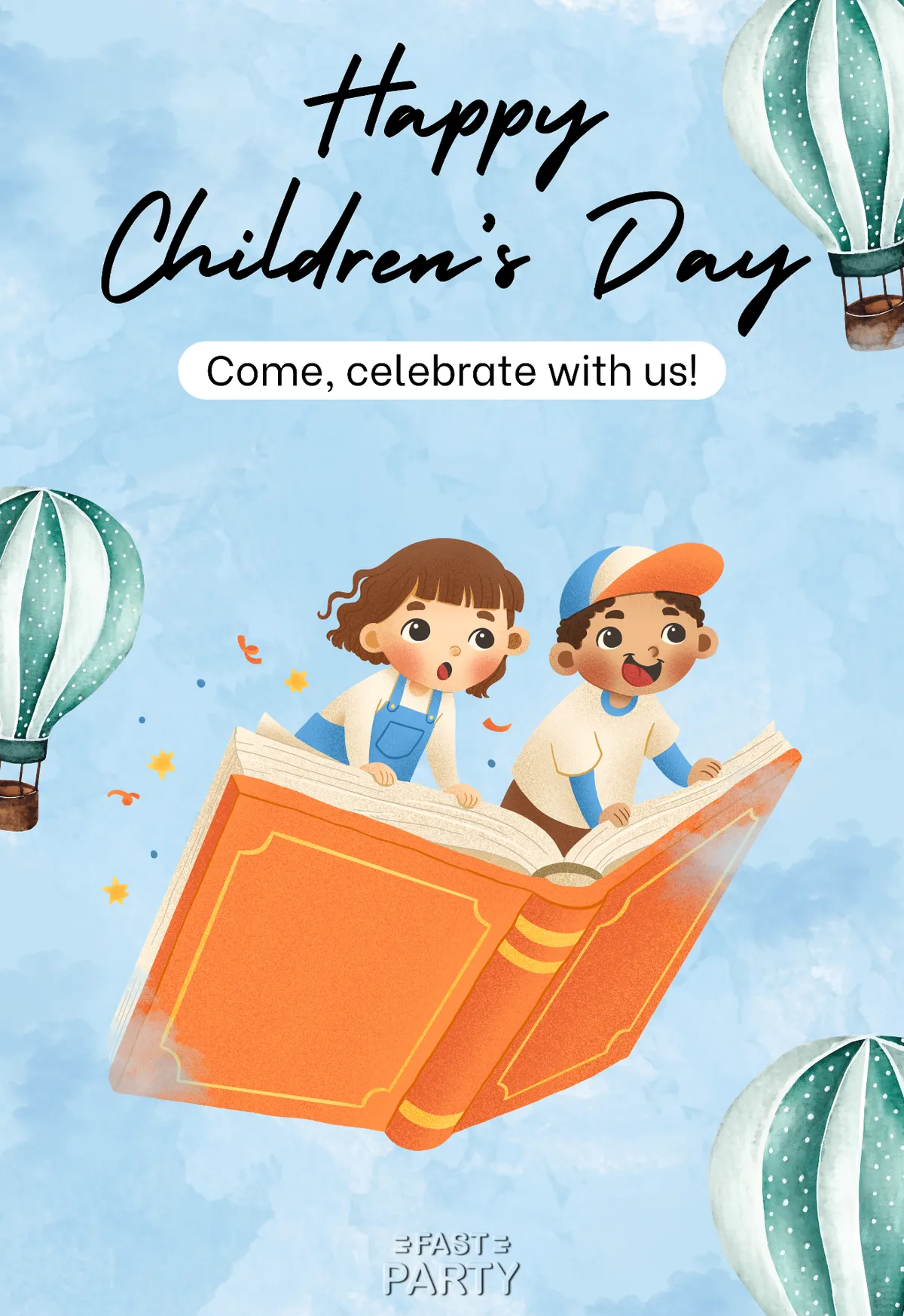 Children's Day — Hot-Air Balloons