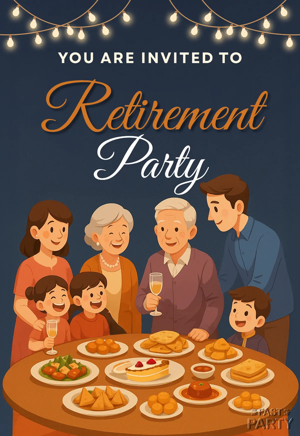 Retirement Party — Family Toast