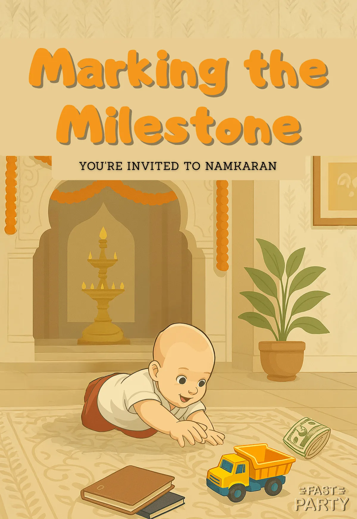 Naming Ceremony — Brass Lamp & Toys