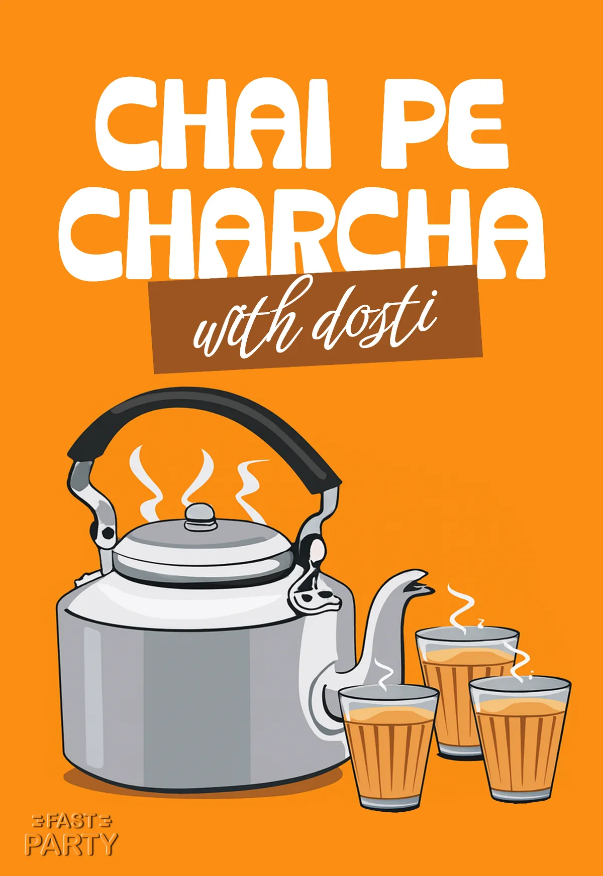 Tea Time — Kettle & Glasses