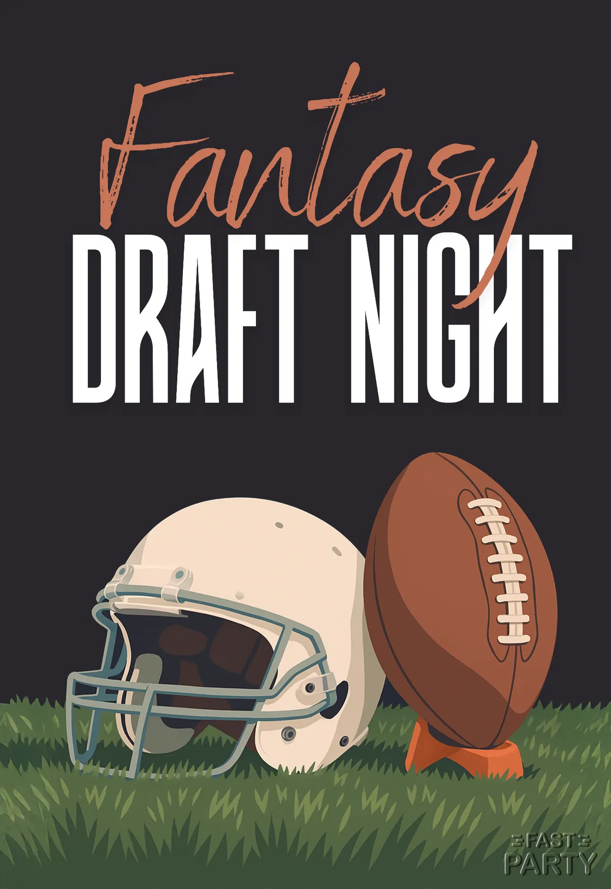 Fantasy Football — Ball & Helmet