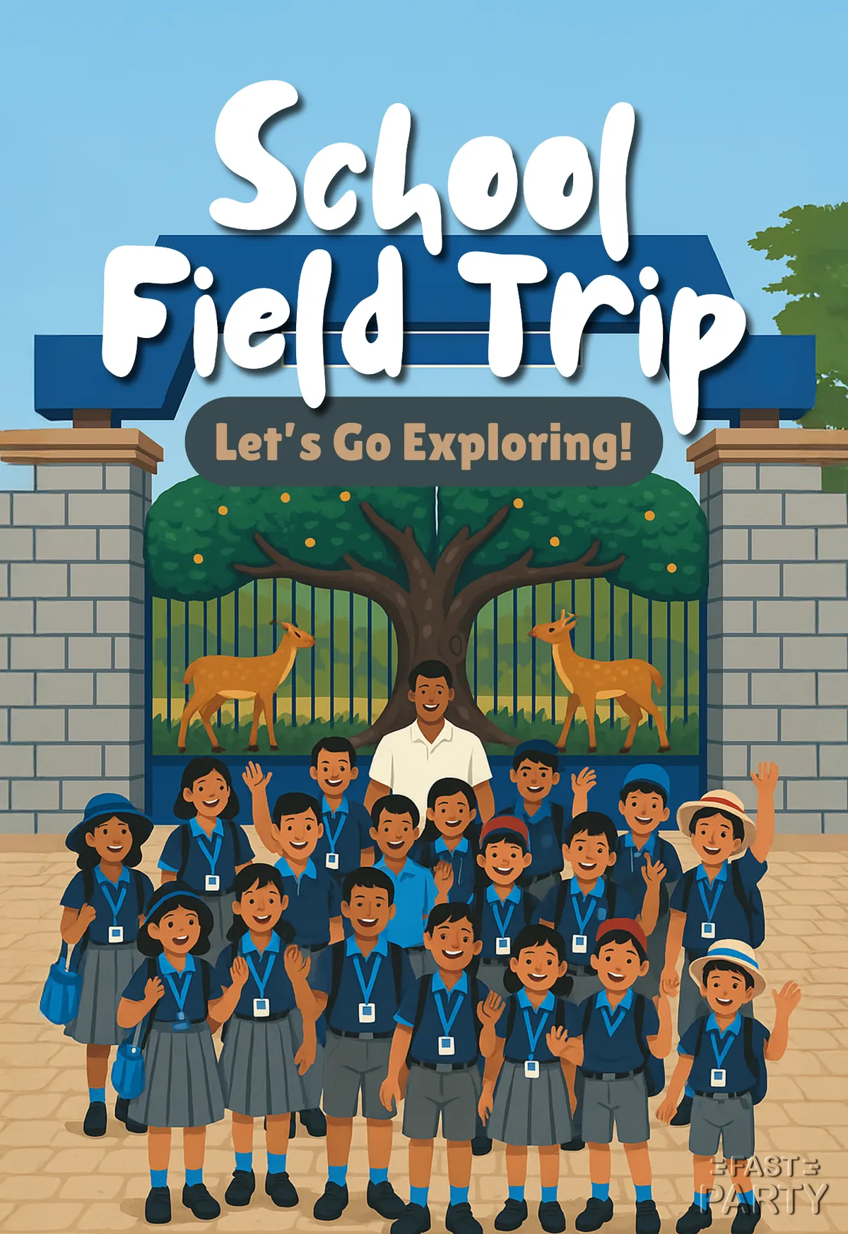 School Field Trip — Zoo Gate