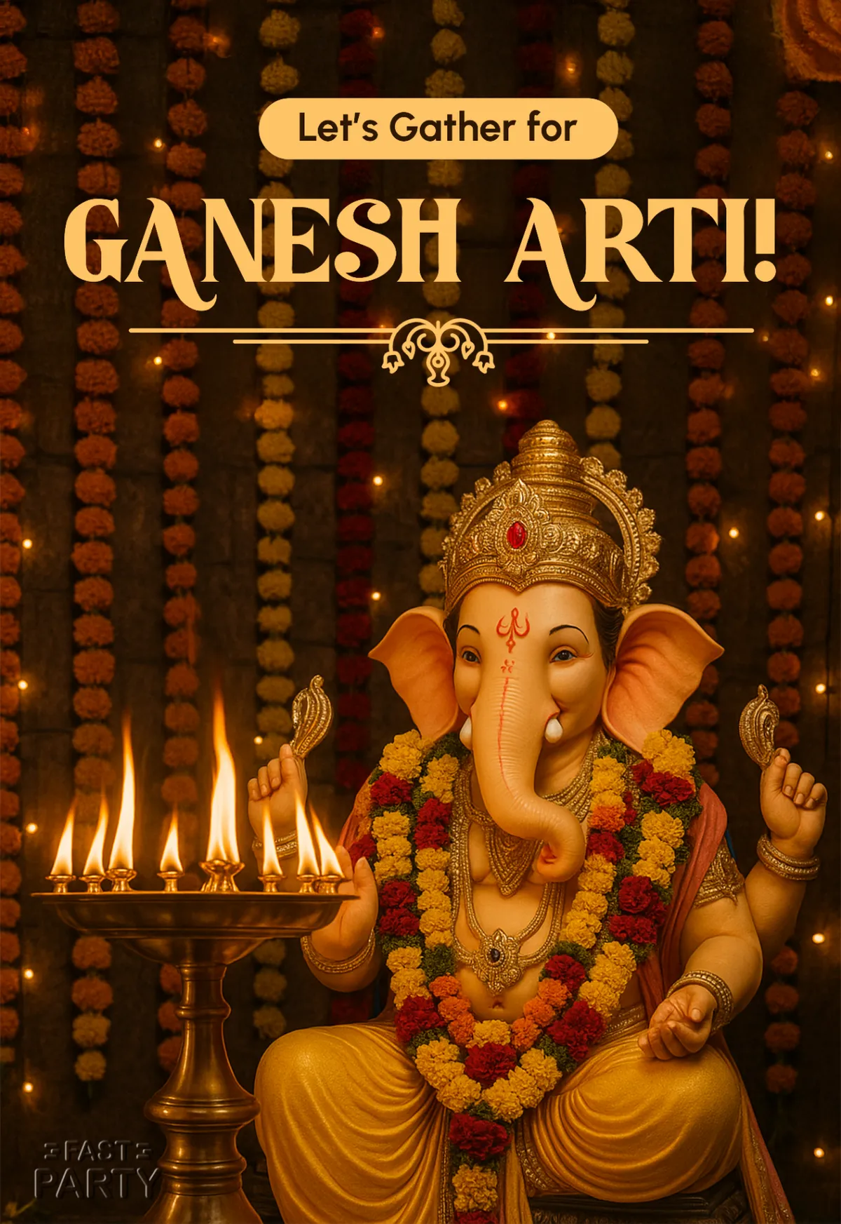 Ganesh Chaturthi — Marigold Aarti