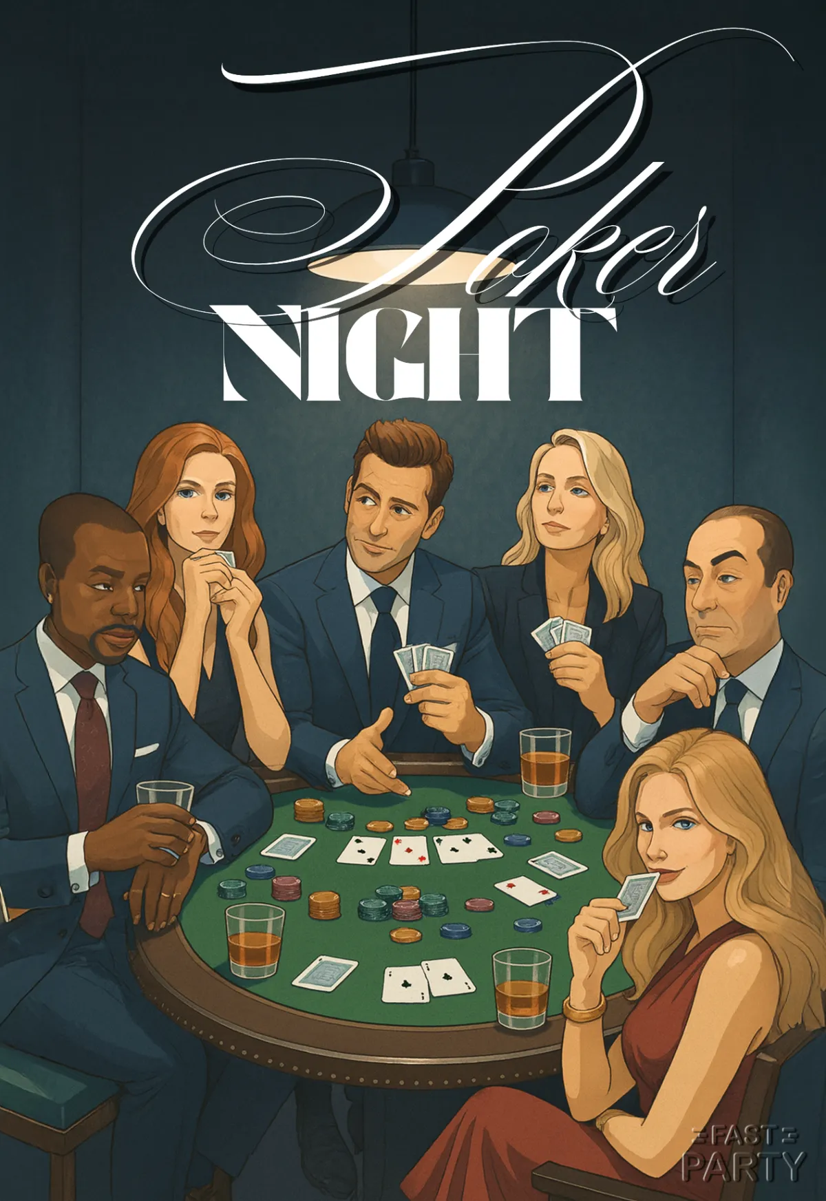 Poker Night — Evening Dress