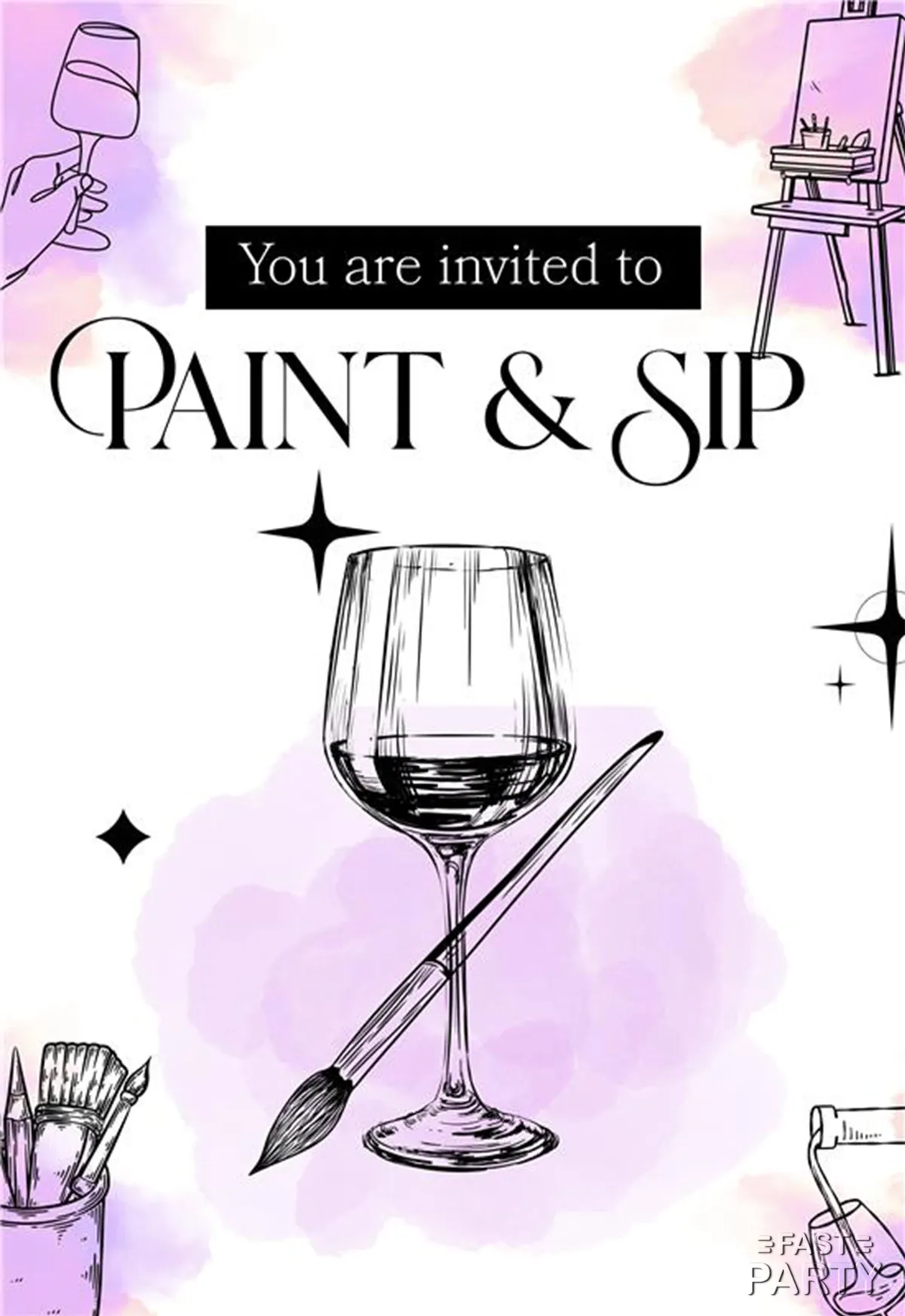 Sip and Paint — Brush & Glass