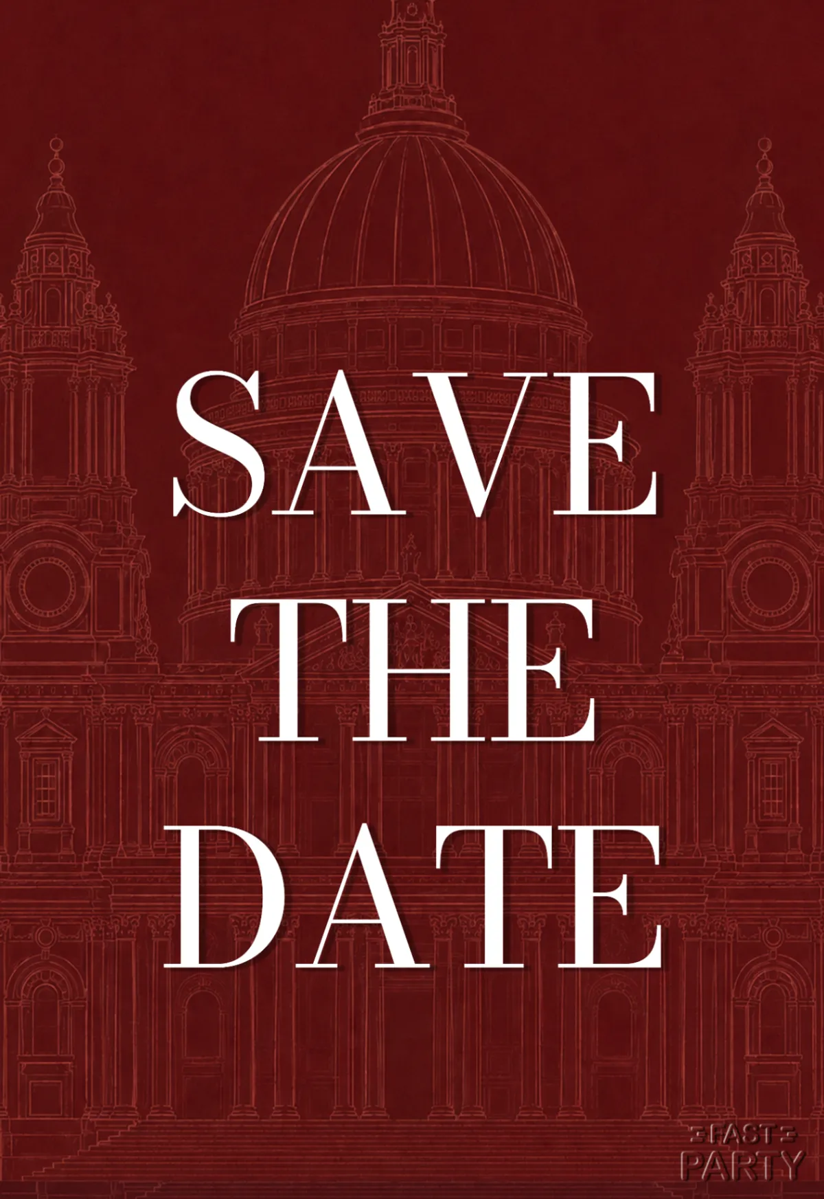Save the Date — Maroon Dome