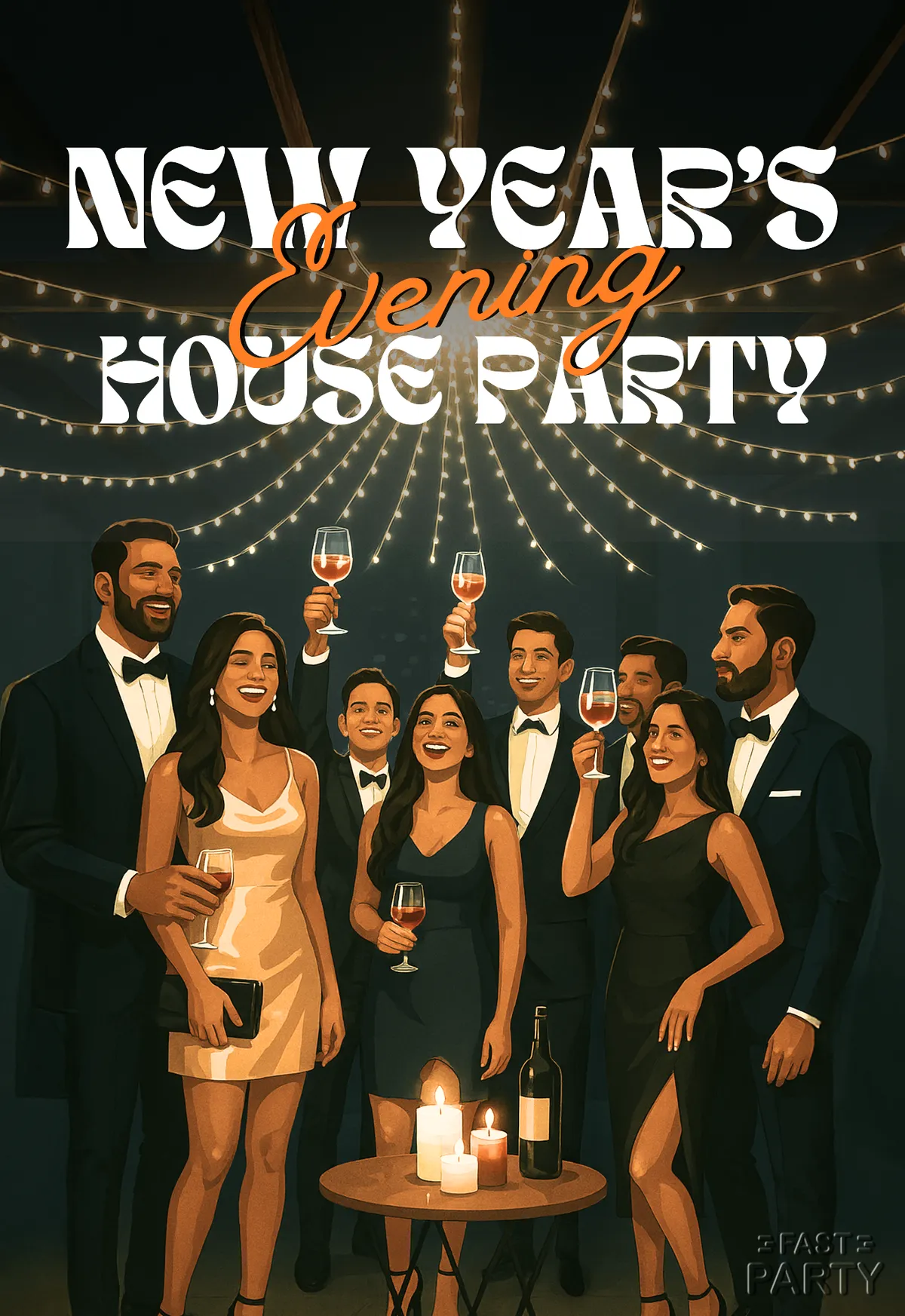 New Year Party — Black-Tie House Party