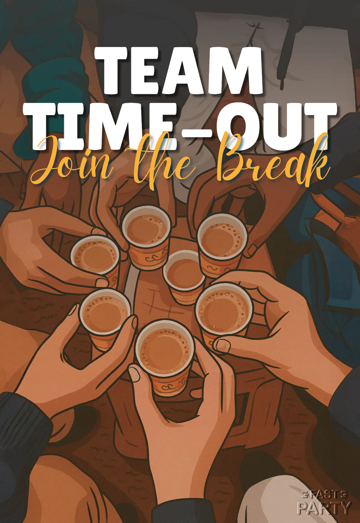 Team Time Out — Chai Glasses Clink