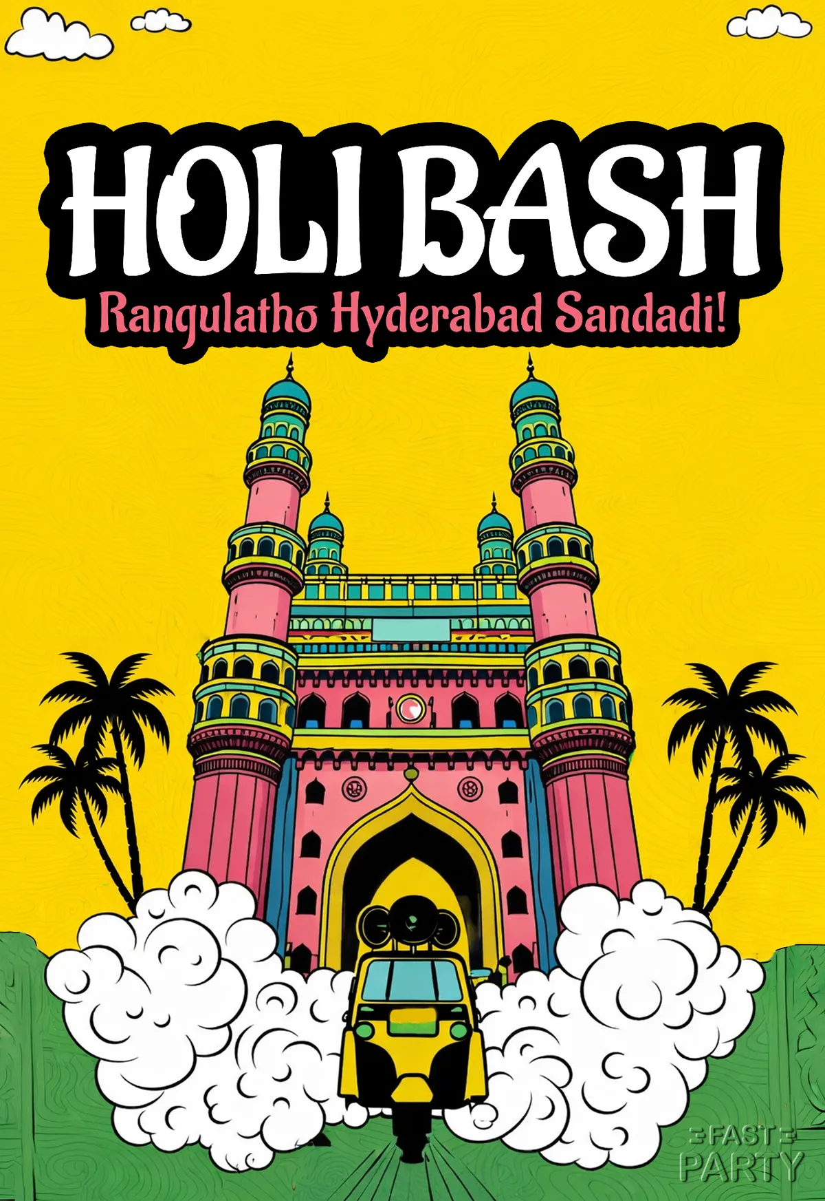 Holi Bash Charminar