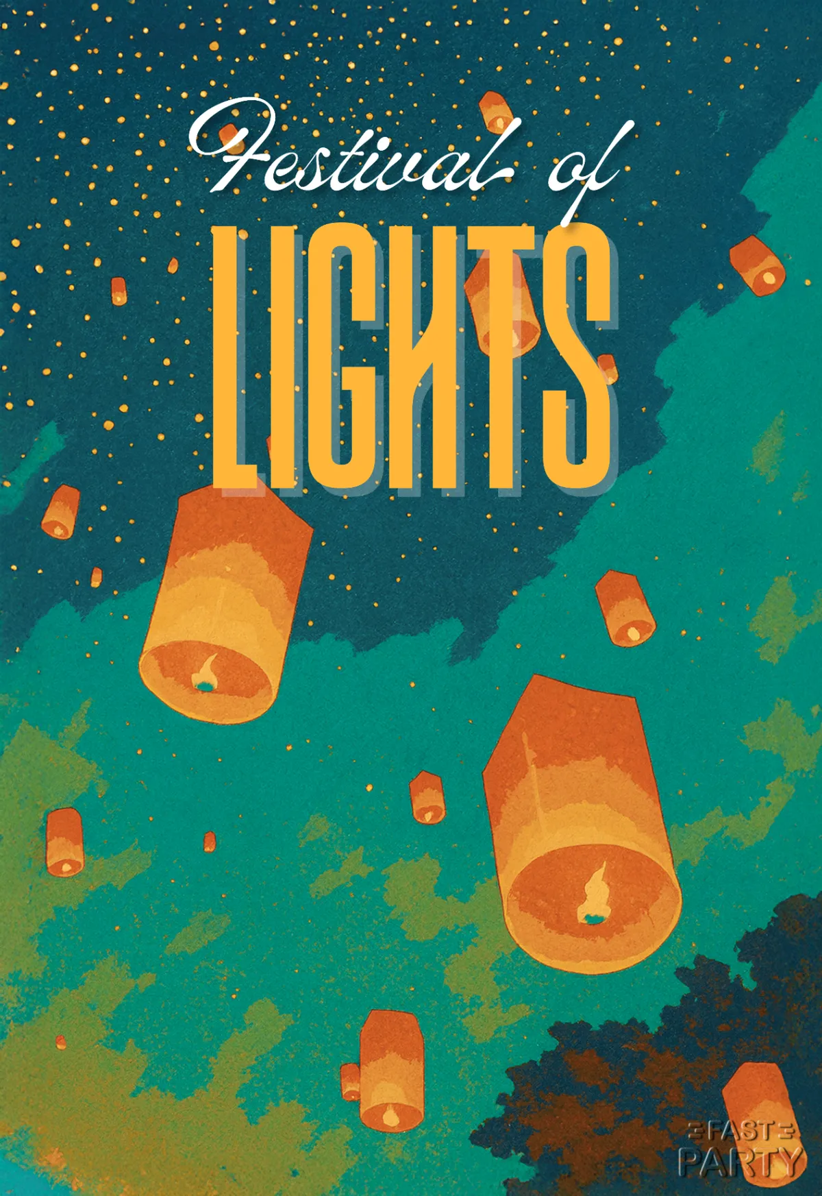 Diwali Party — Floating Lanterns