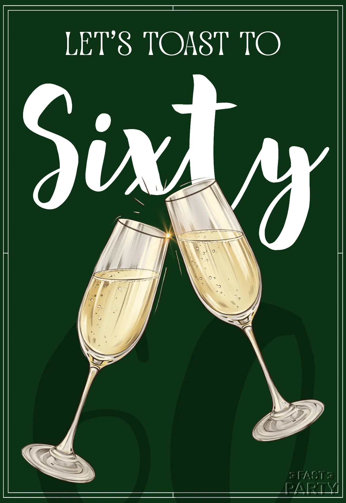 60th Birthday — Champagne Toast
