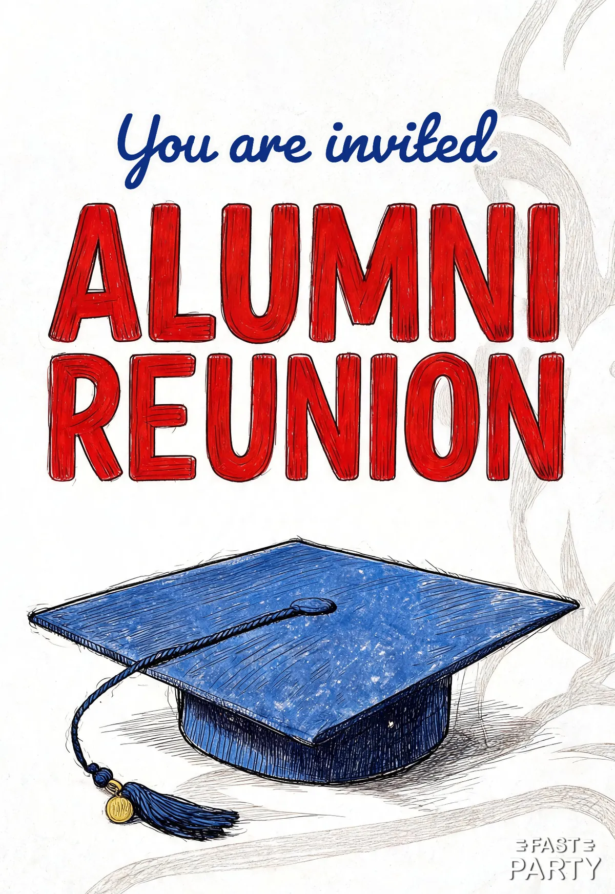 Alumni Reunion — Sketched Cap