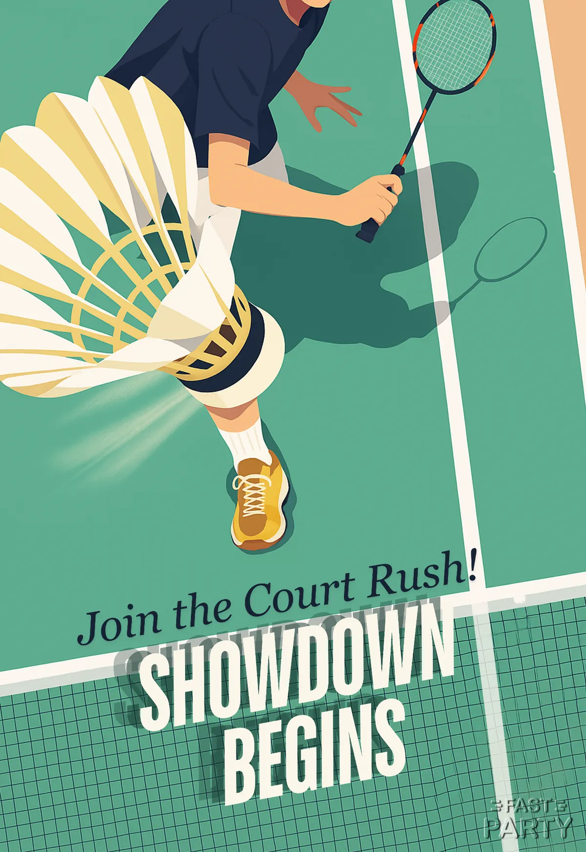 Badminton — Mid-Smash