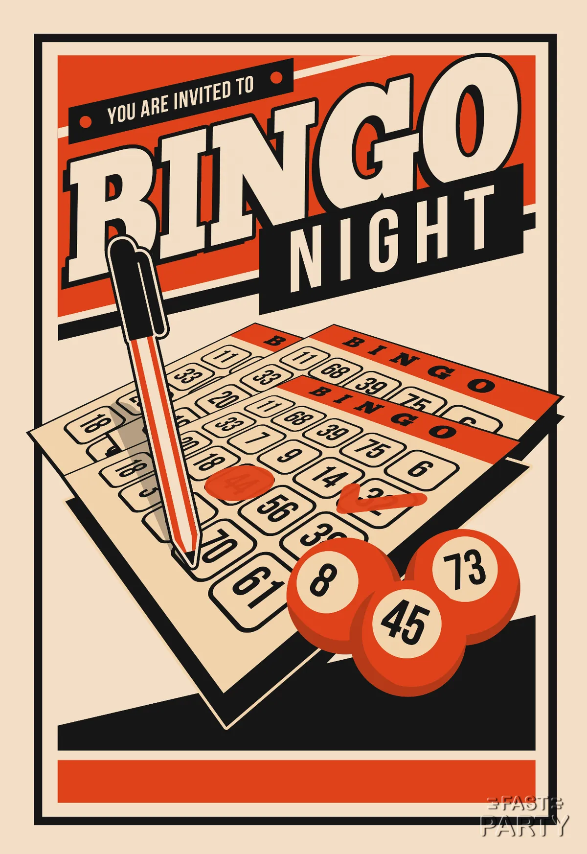 Bingo Night — Red Cards