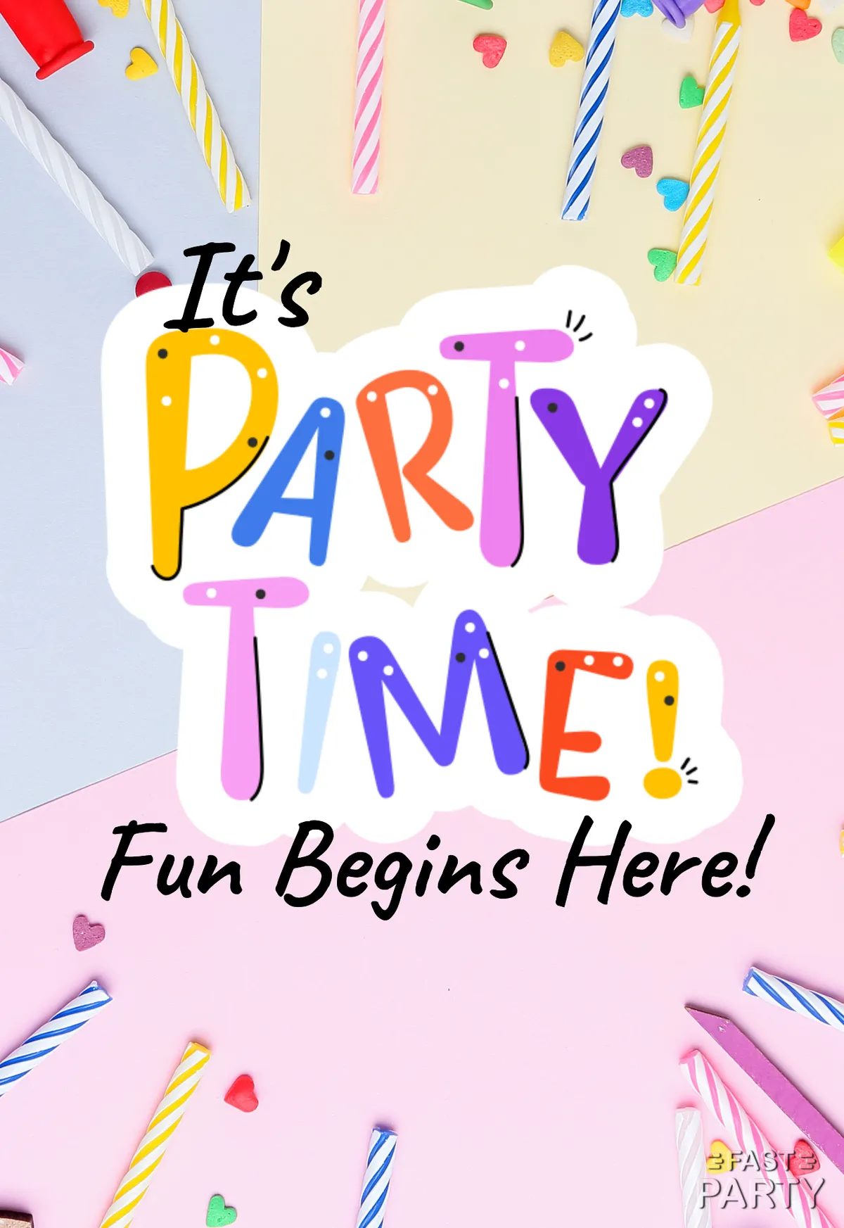 Birthday Party — Party Time Stickers