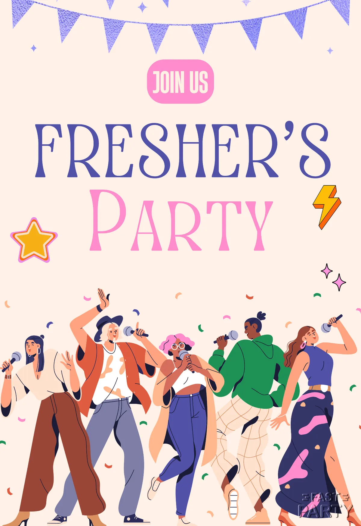 Fresher's Party — Lilac Bunting