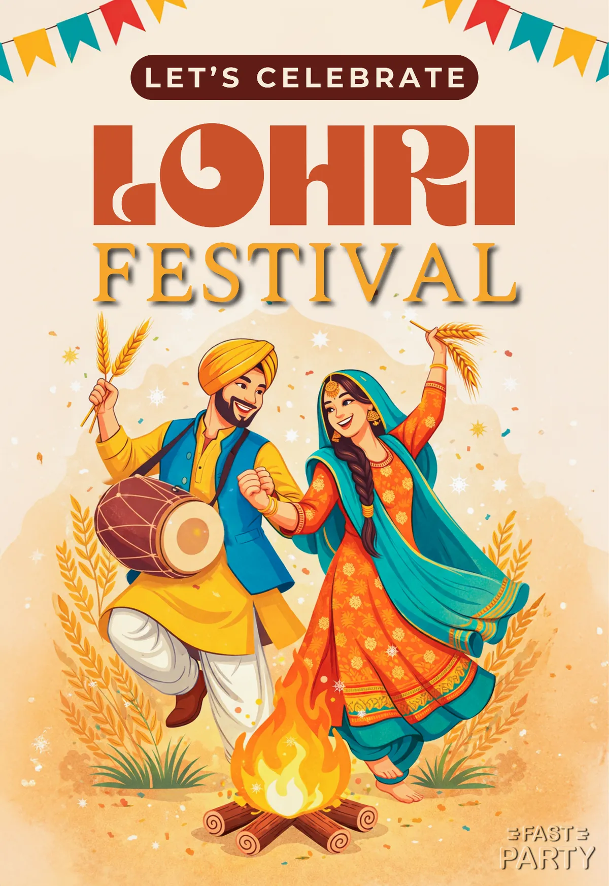 Lohri Festival — Bhangra & Wheat