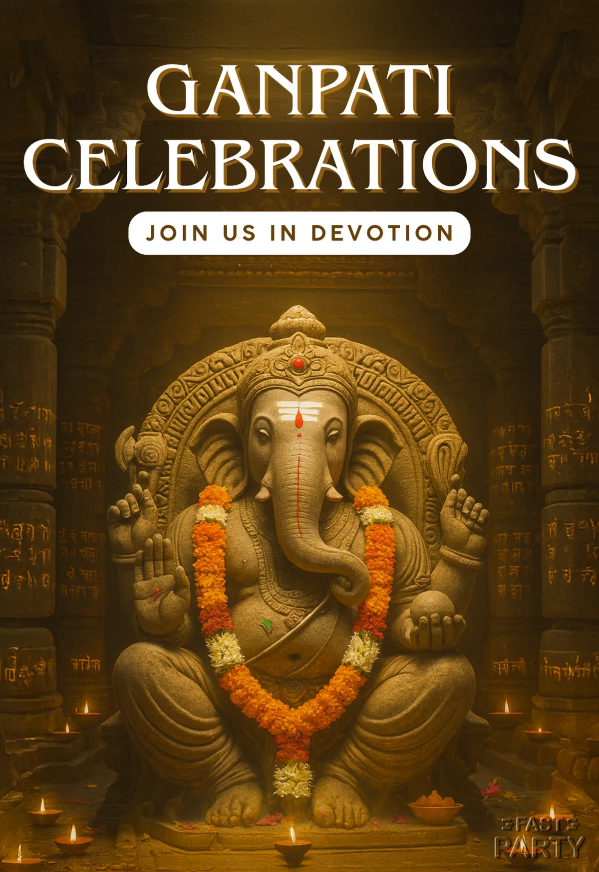 Ganesh Chaturthi — Stone Ganesha