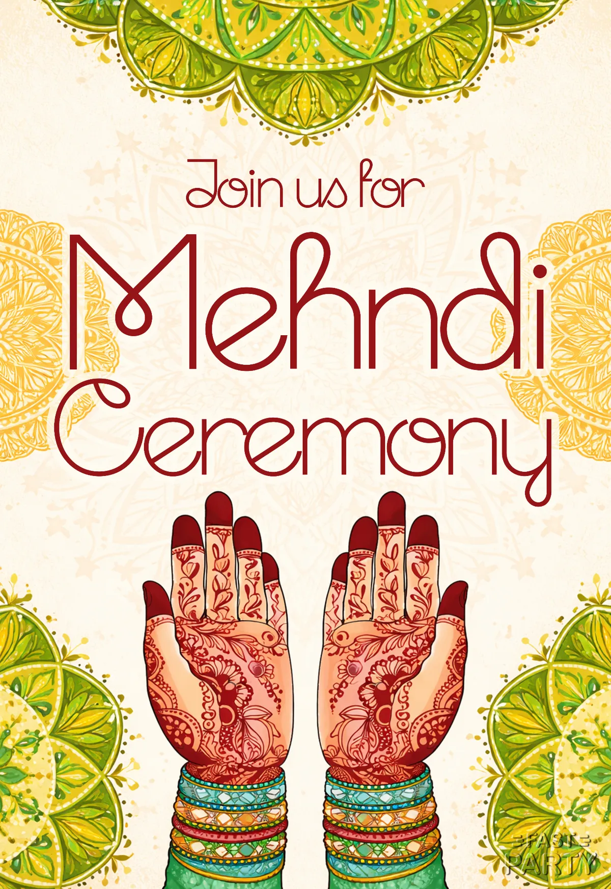 Mehndi Ceremony — Henna Palms