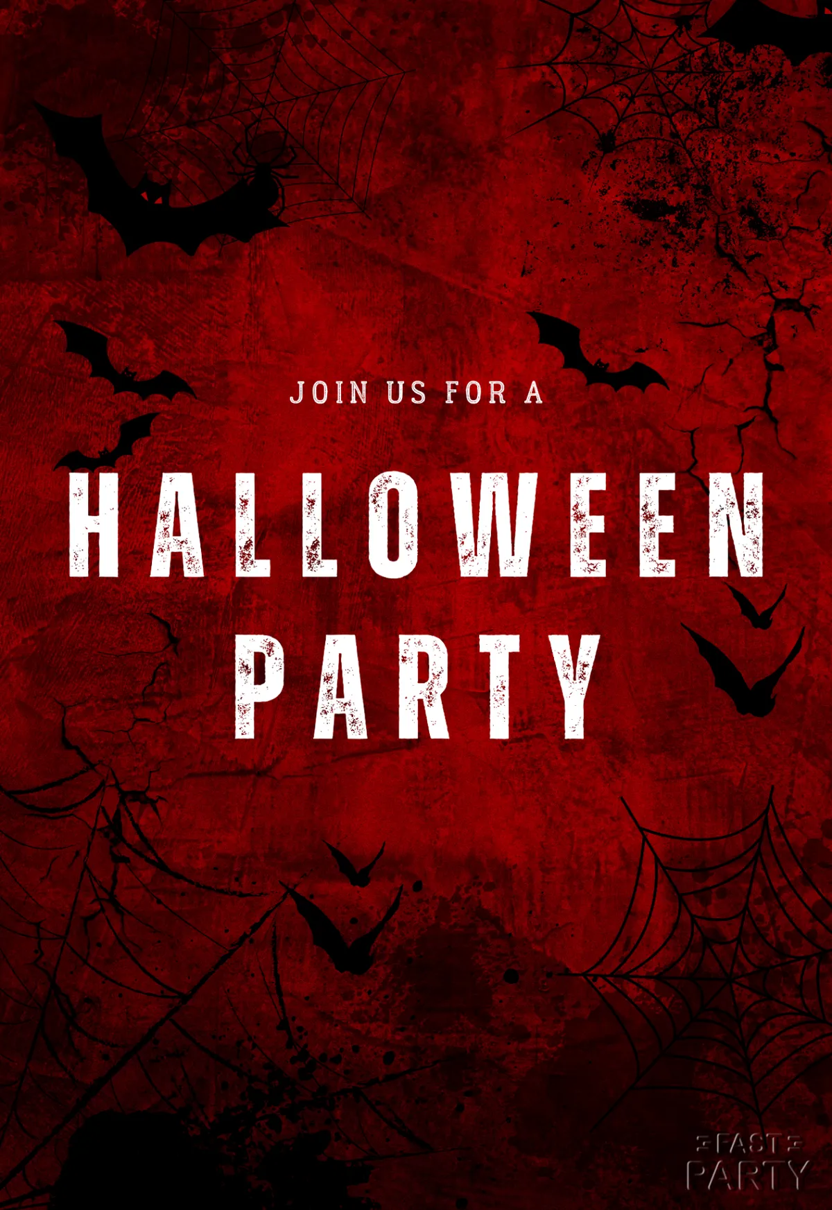 Halloween Party — Bats & Cobwebs
