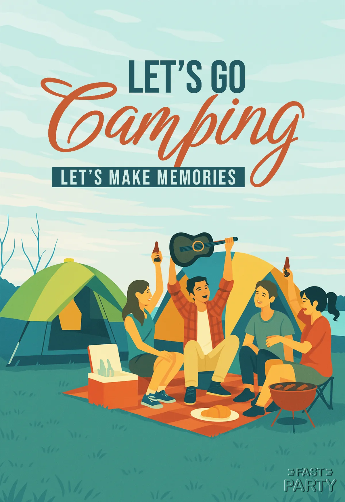Camping — Daytime Pitch