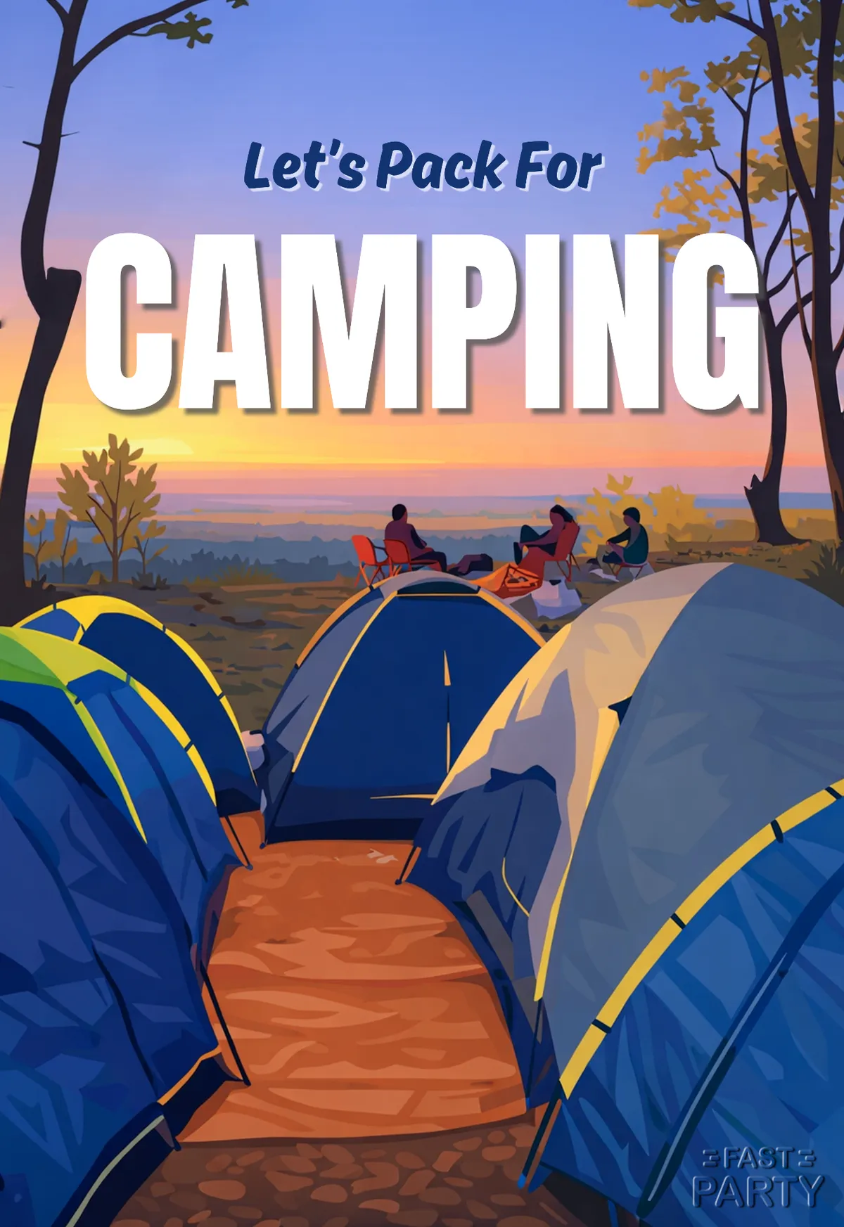 Nature Camping — Firelit Tents