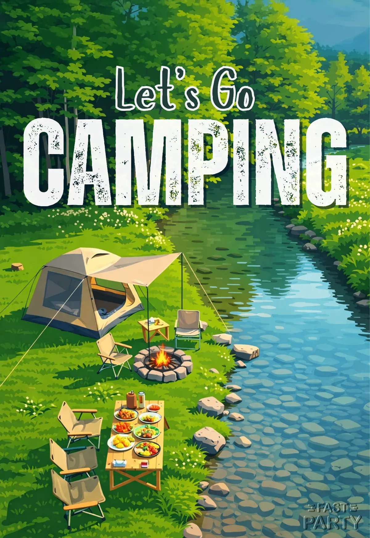 Nature Camping — Riverside Clearing
