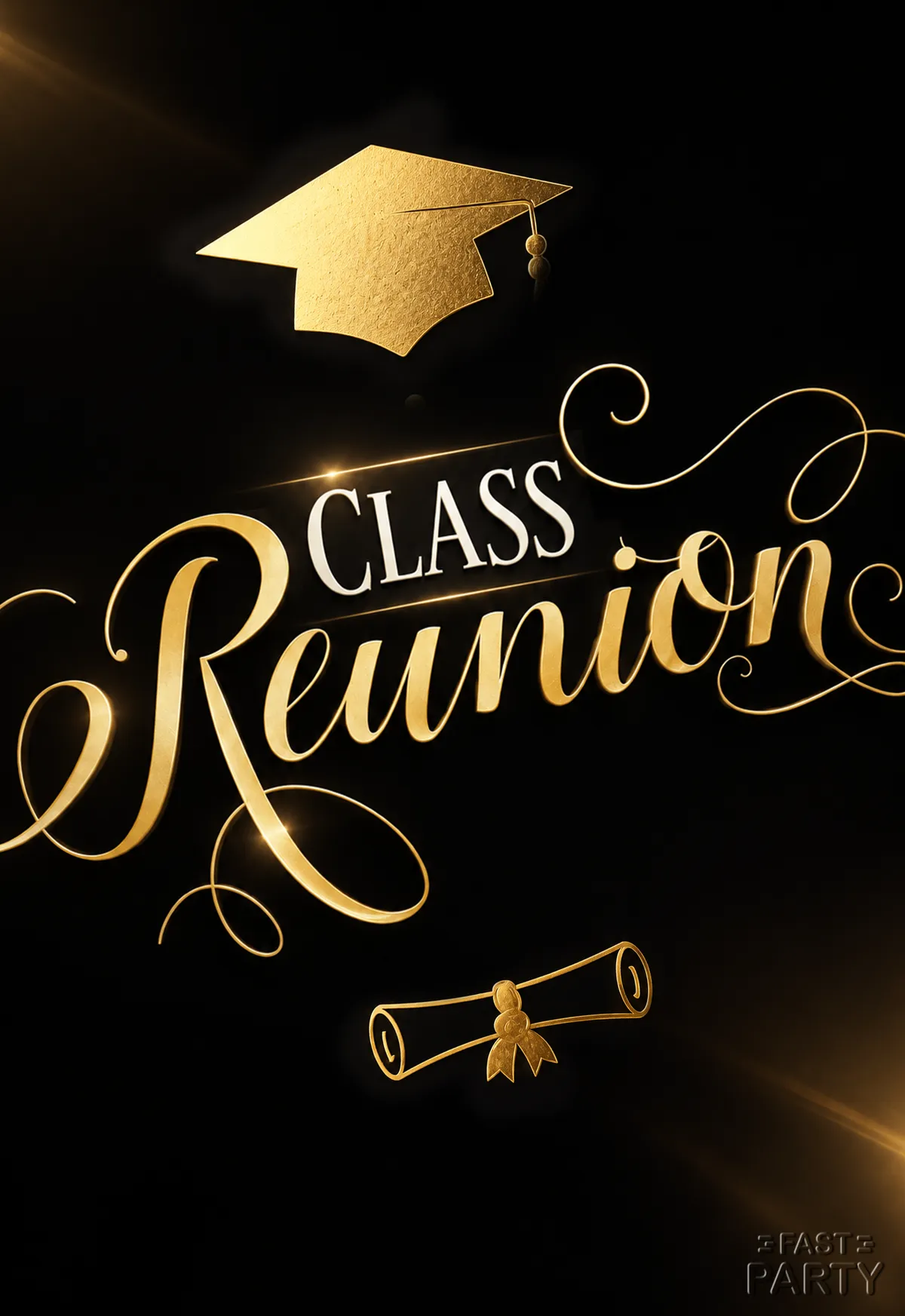 Class Reunion — Gold Script & Cap