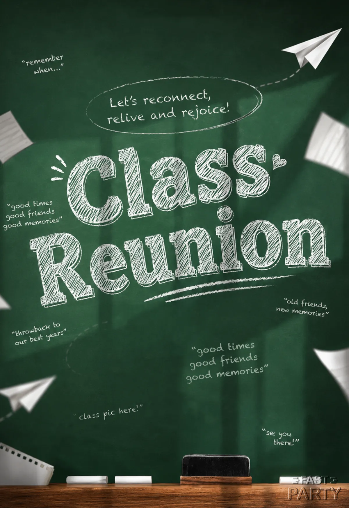 High School Reunion — Chalkboard Memories