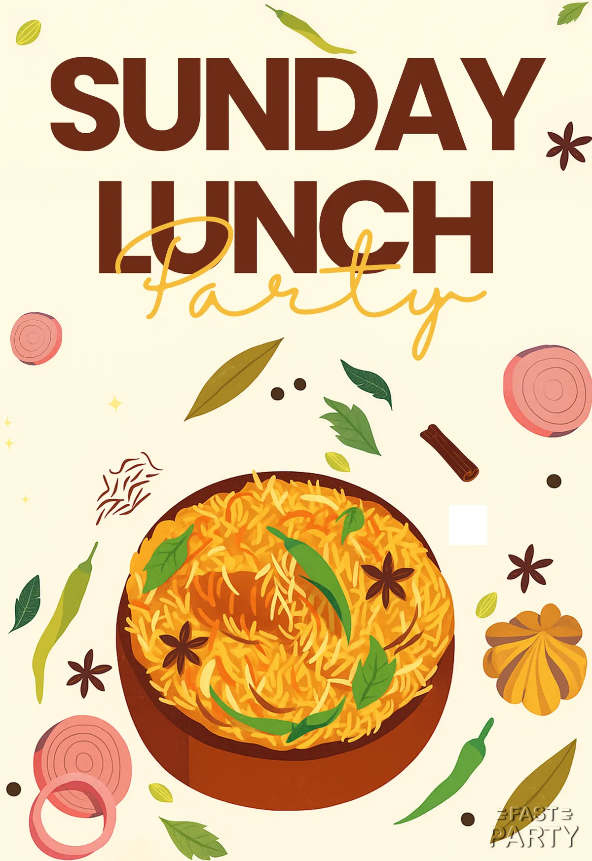 Sunday Lunch Party — Biryani Platter