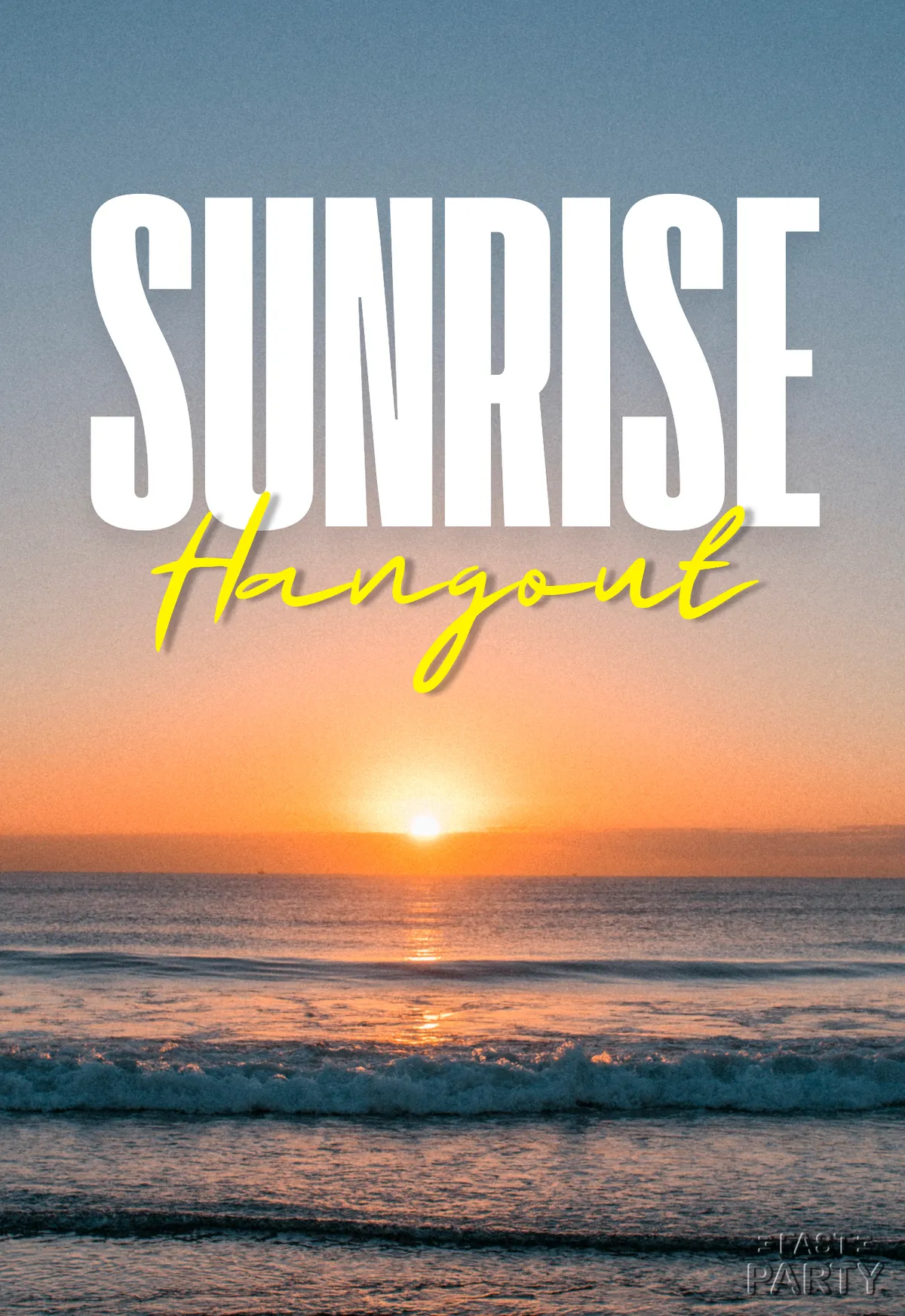 Sunrise Hangout — Sun Over the Sea