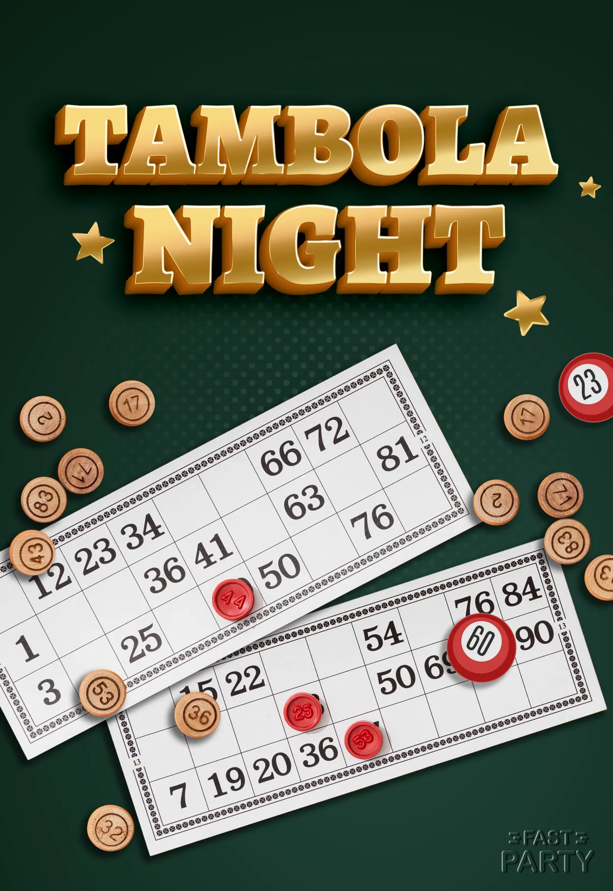 Tambola Night — Tickets and Chips