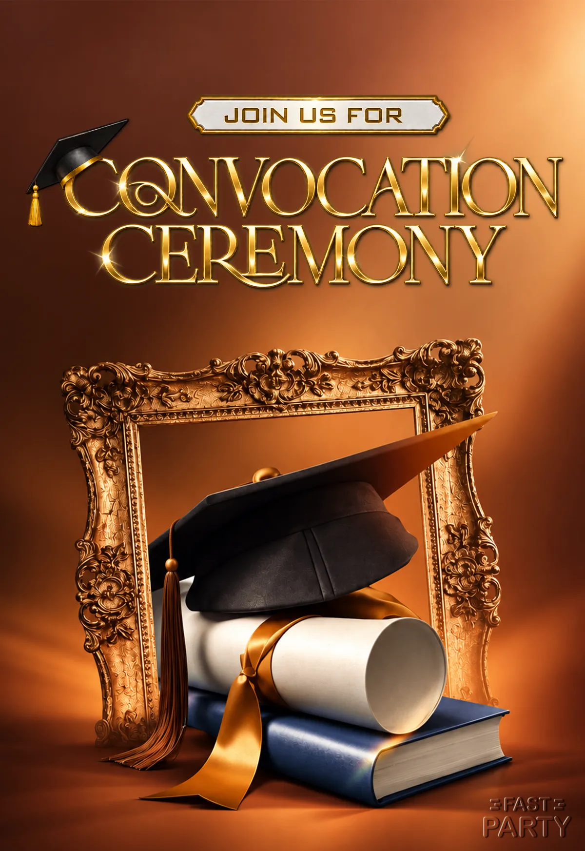 Convocation Ceremony — Gilded Frame