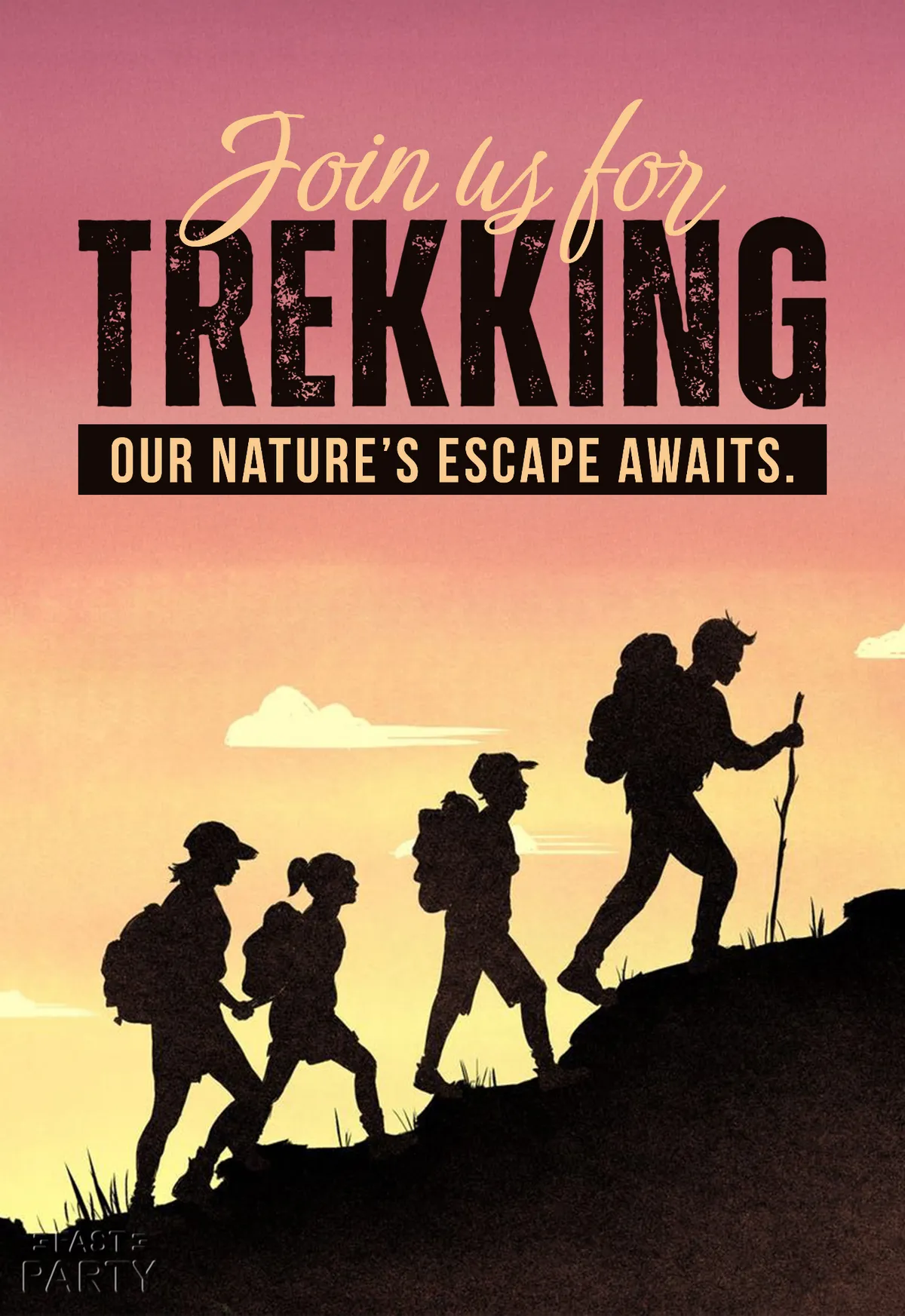 Trekking — Ridge at Sunset